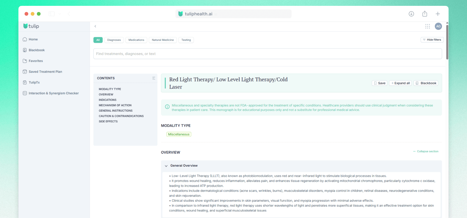 Diagnoses & Treatments